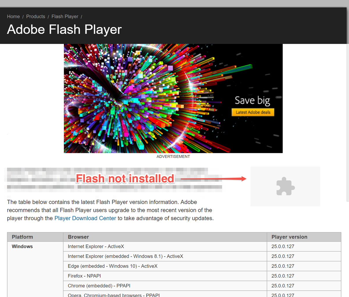 latest version flash player for mac